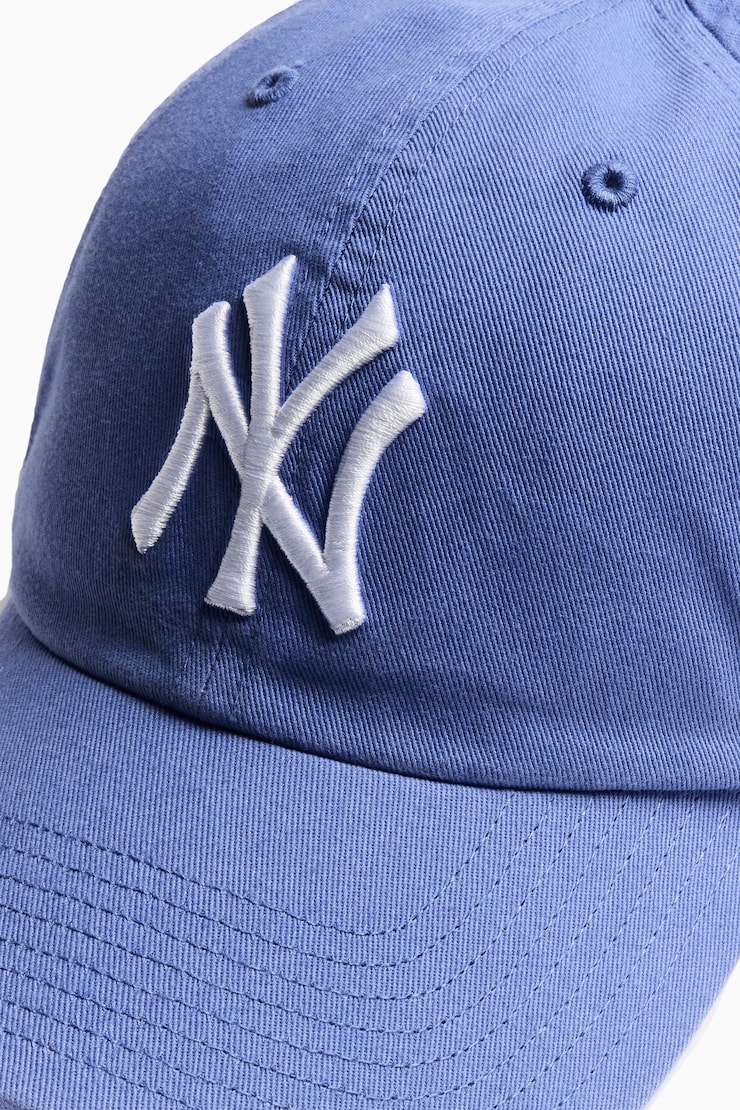 47 BRAND Clean Up Cap  - NY, Blue Blush/White, large
