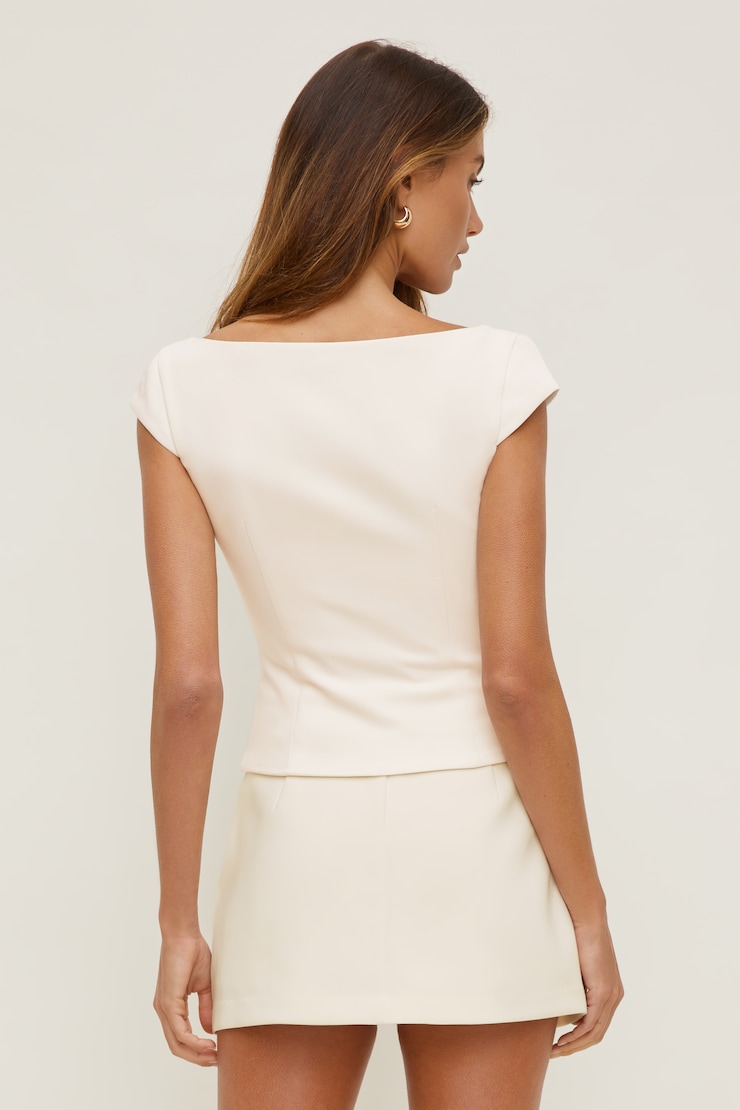 Scoop Neck Top Sea Salt Cream large