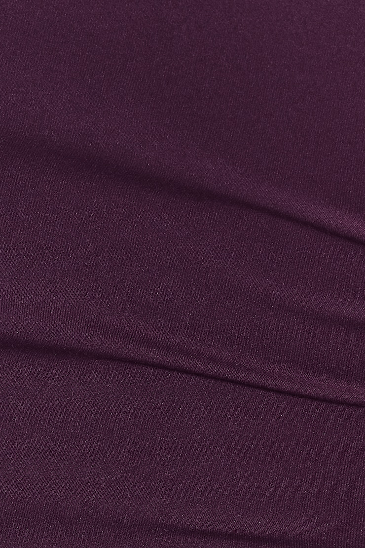 Sleek Short Sleeve Polo Top, Wild Berry Maroon, large