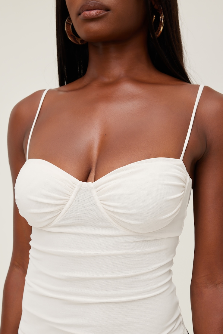 Monet Mesh Top Calming Off White large