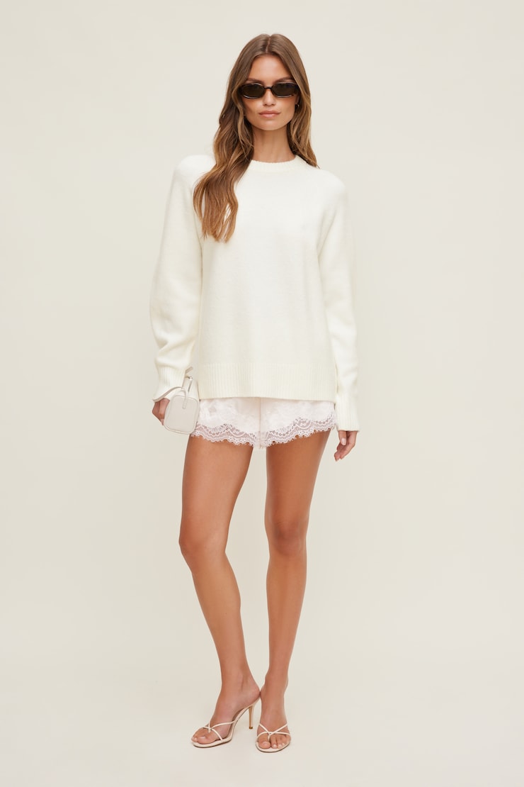 Rory Oversized Sweater Snow White large