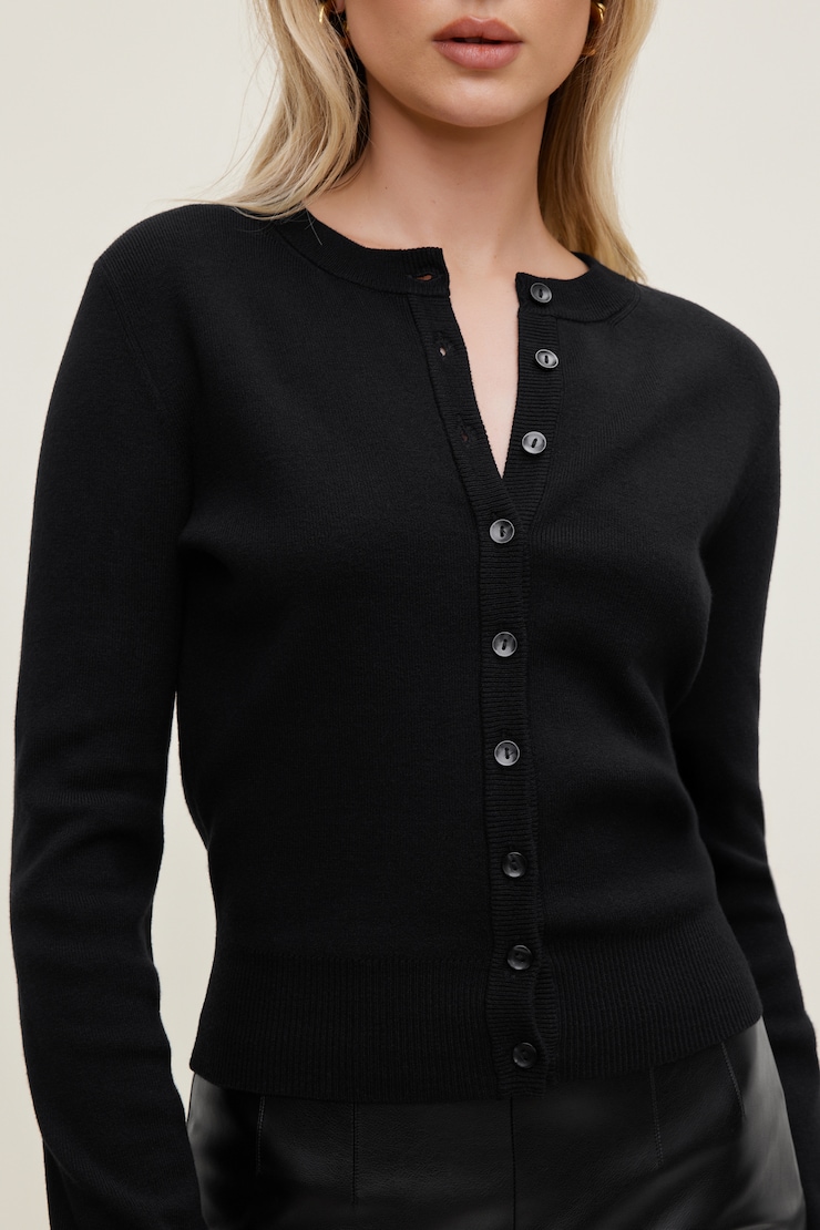 Rebecca Crewneck Cardigan