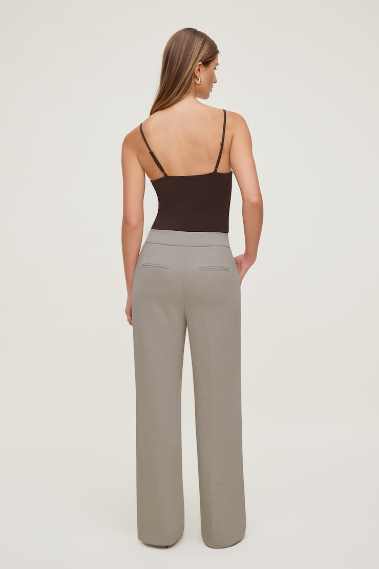 Yasmin Airflow Straight Leg Pants Pebblestone Grey large