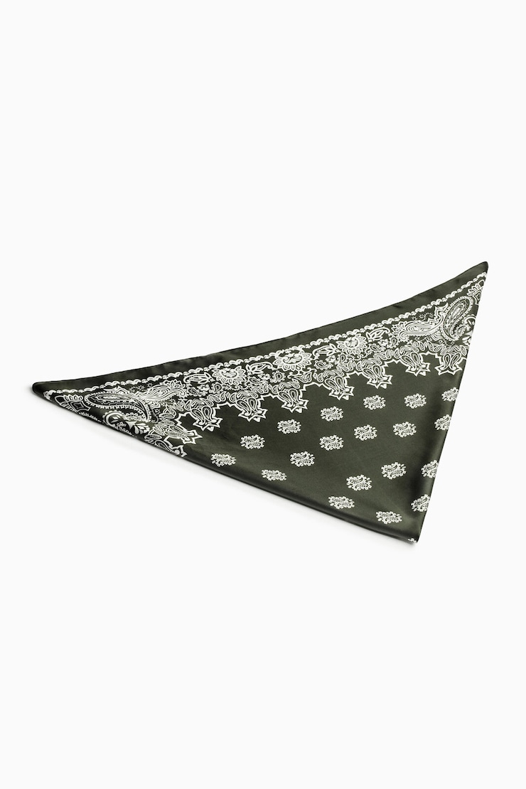 Bandana Scarf, Olive Obsession, large