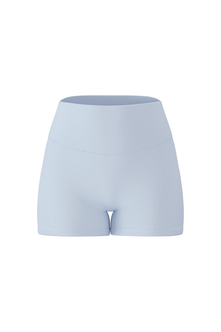 Active Booty Shorts, Blue Flirt, large