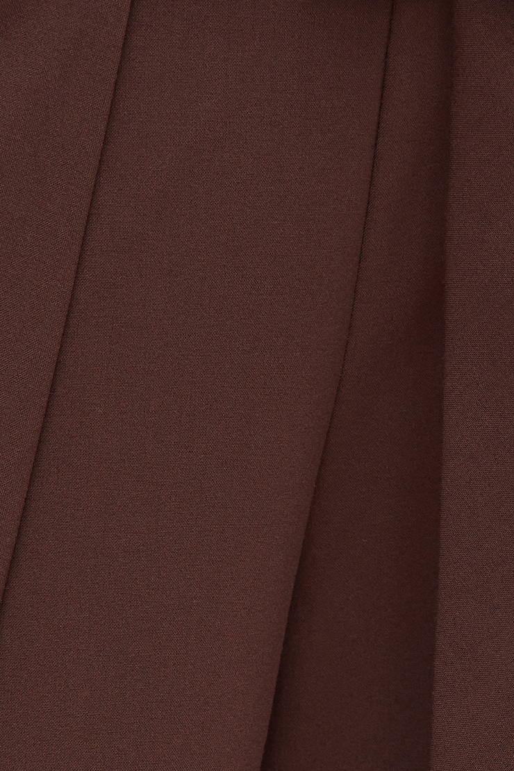 Tate Pleated Pants Bitter Chocolate Burgundy large