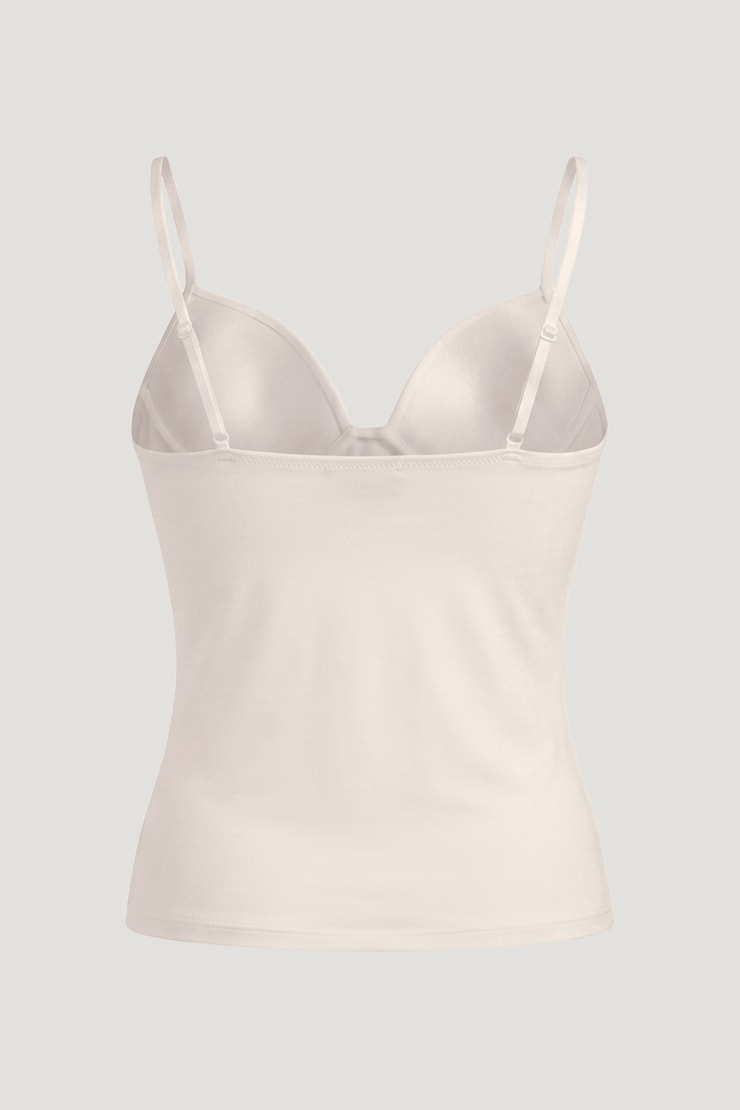 Mindi Padded Bustier Top Calming Off White large