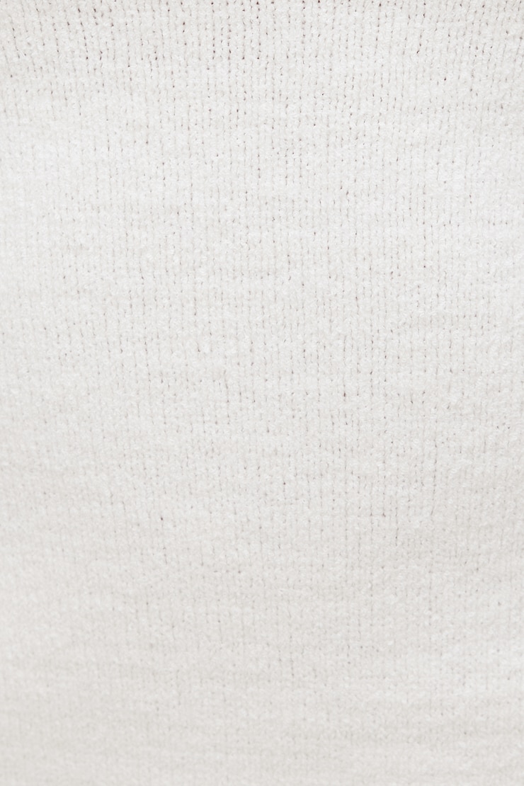 Mock Neck Sweater Tank Top Sea Salt Cream large