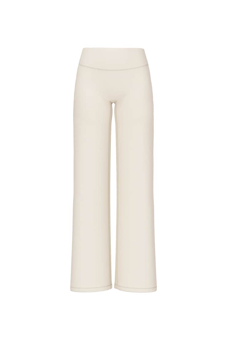 Perfect Peach Active Pants, Coconut Whip Beige, large
