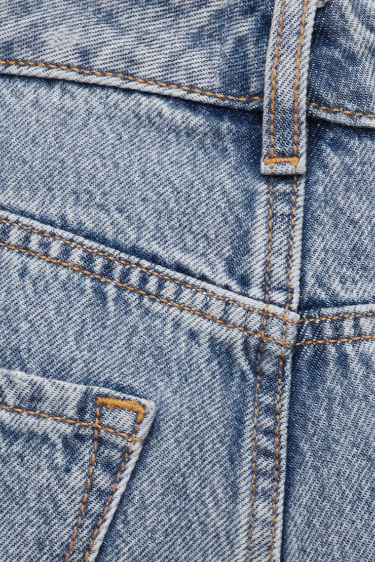 Mika Mid Rise Relaxed Straight Leg Jeans Medium Light Indigo / Miles Away large