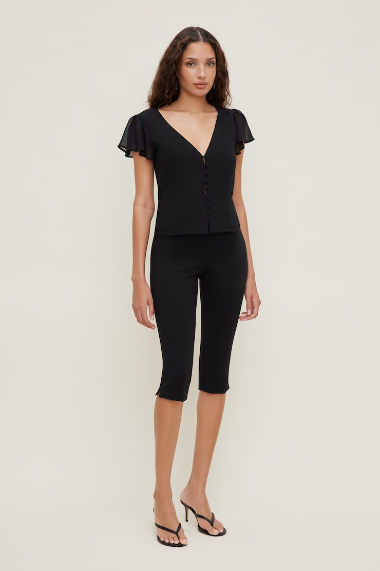 Blouse à manches volants