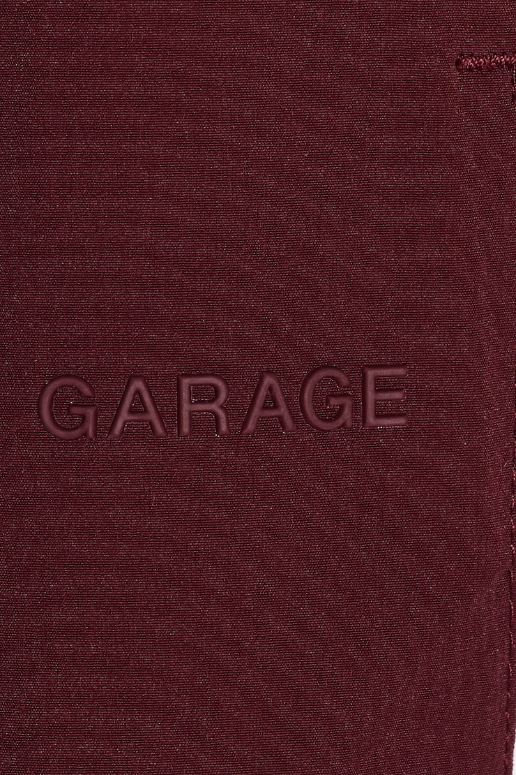 On Track Nylon Joggers, Burgundy Bite/Snow White, large