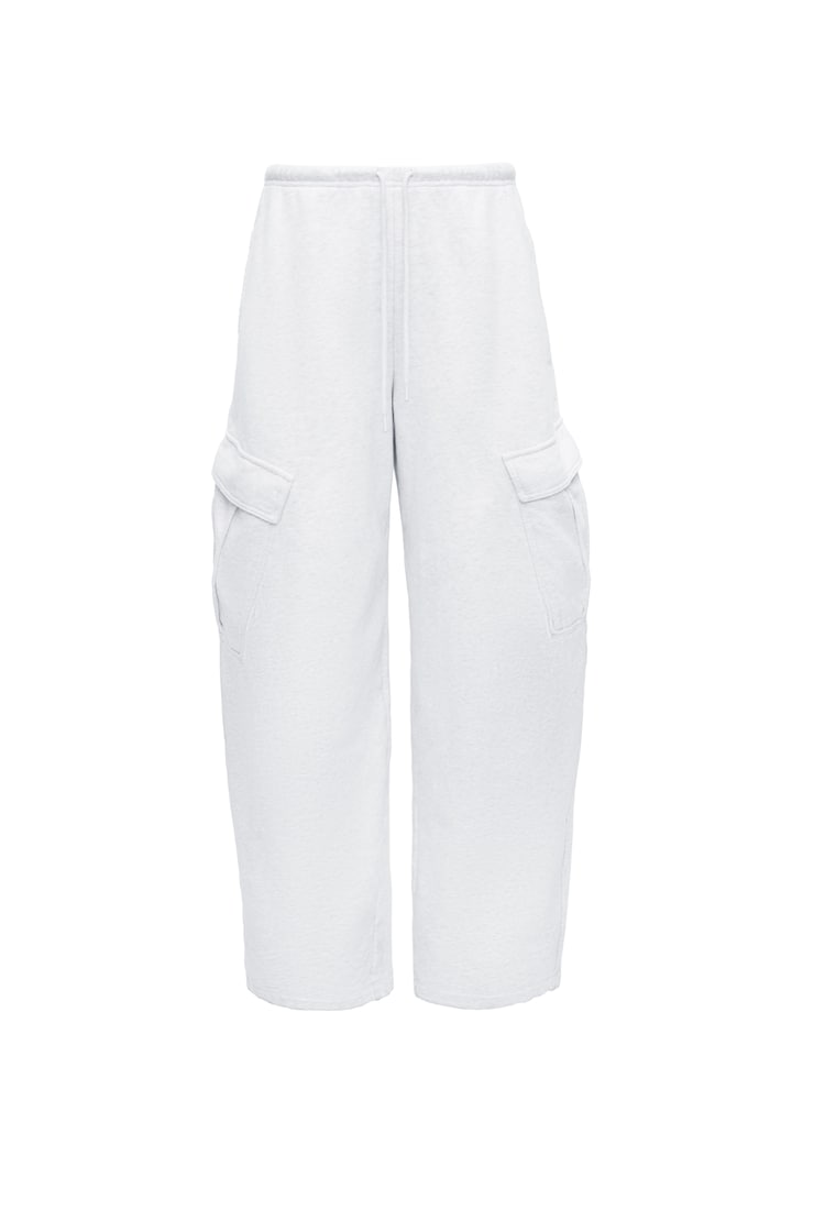SoftTerry™ Barrel Cargo Pants, Spring Grey Mix, large