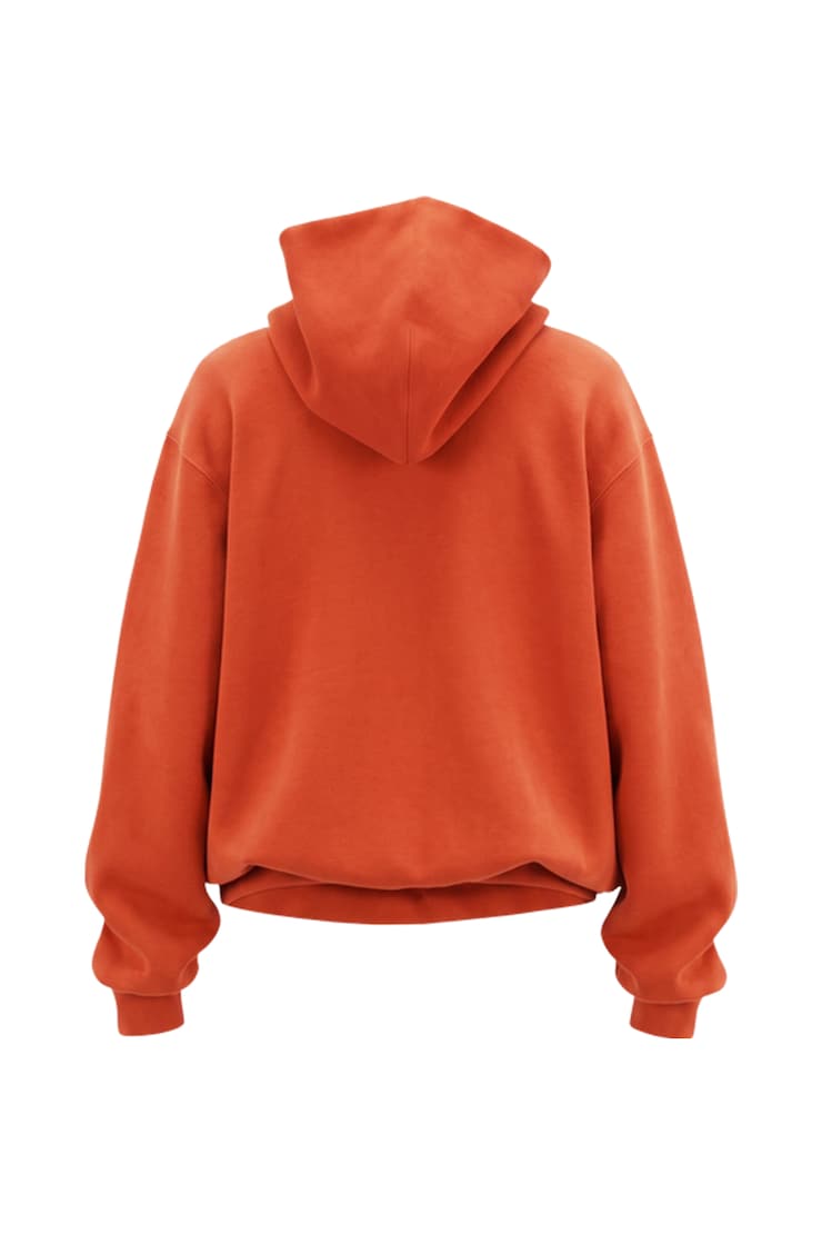 UltraFleece Hoodie, Spicy Paloma Orange, large