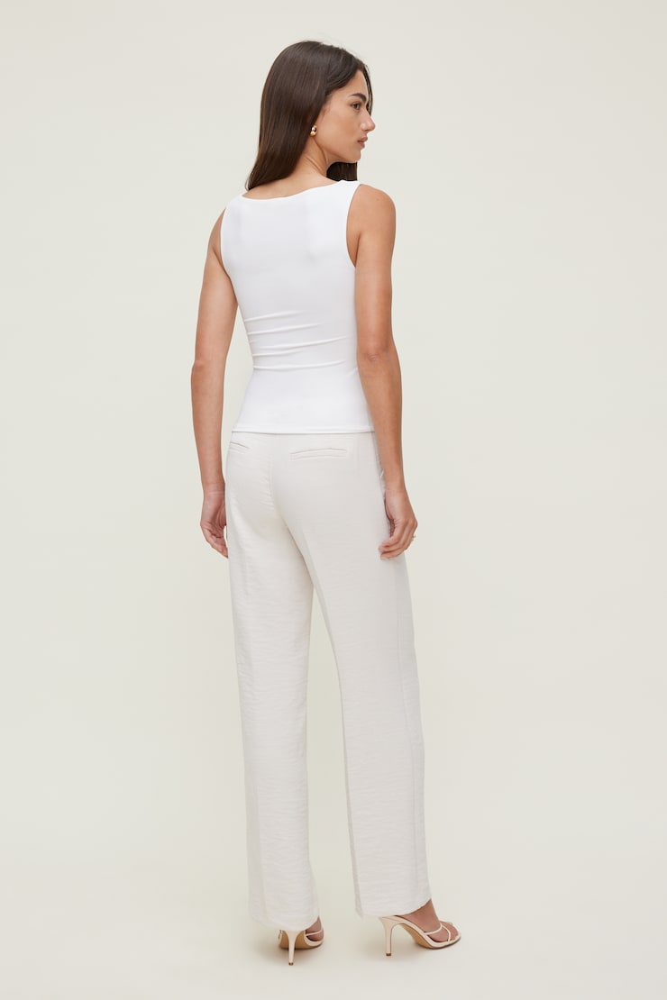 Nola Sculpt Tank Top Bright White large