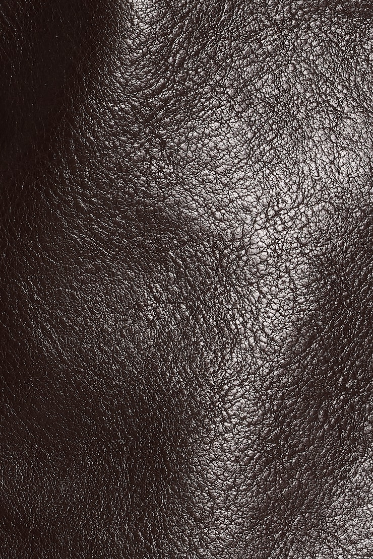 Faux-Leather Worker Jacket