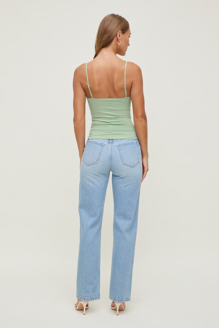 Twisted Cami Top Macaroon Mint Blue large