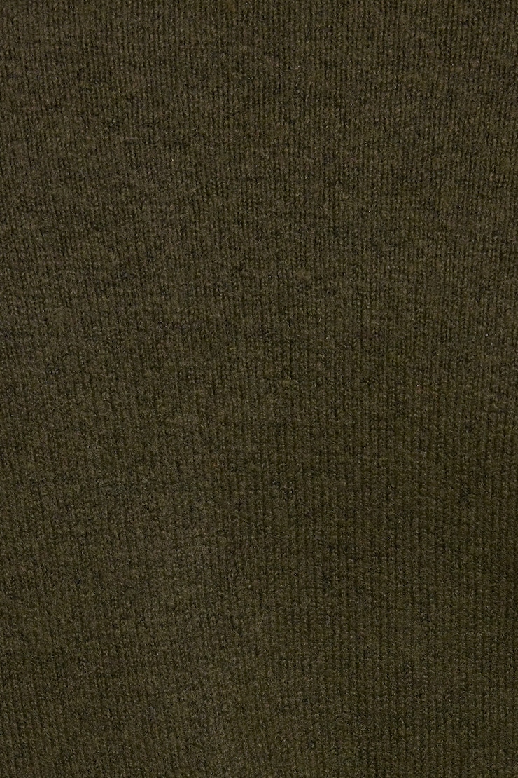 Long Sleeve Spongy Henley Sweater, Mossy Green, large