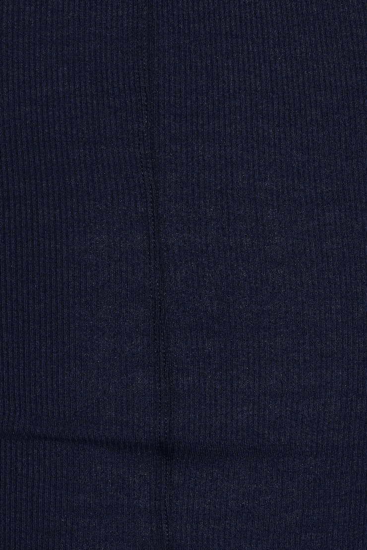 SnatchRib Scoop Neck Longsleeve Top, Naughty Navy Blue, large