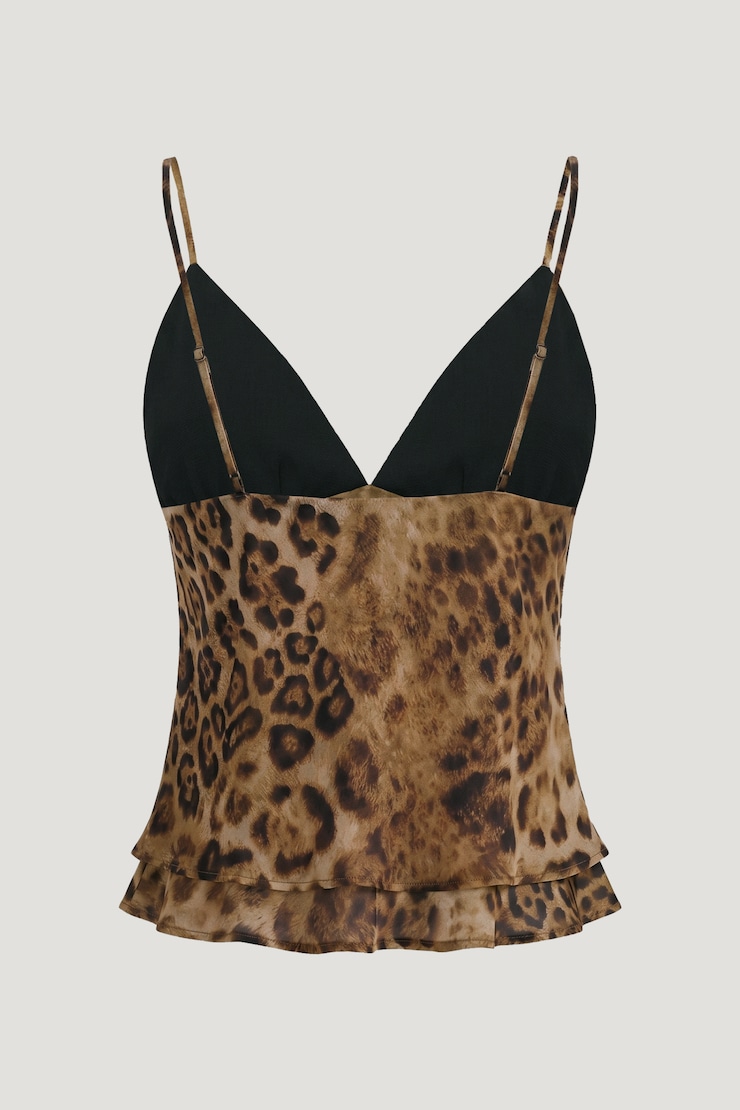 Plunge Babydoll Tank Top