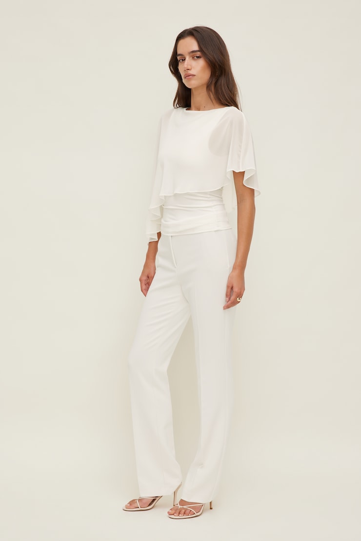 Sculpt Cape Top Calming Off White large