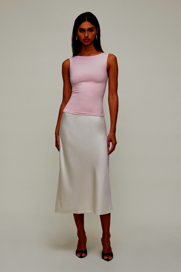 Camisole sculptante Nola Rose lilas pâle large