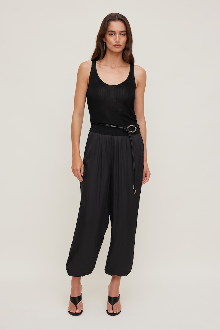 Irregular Buckle Wrap Belt Black / Gold large