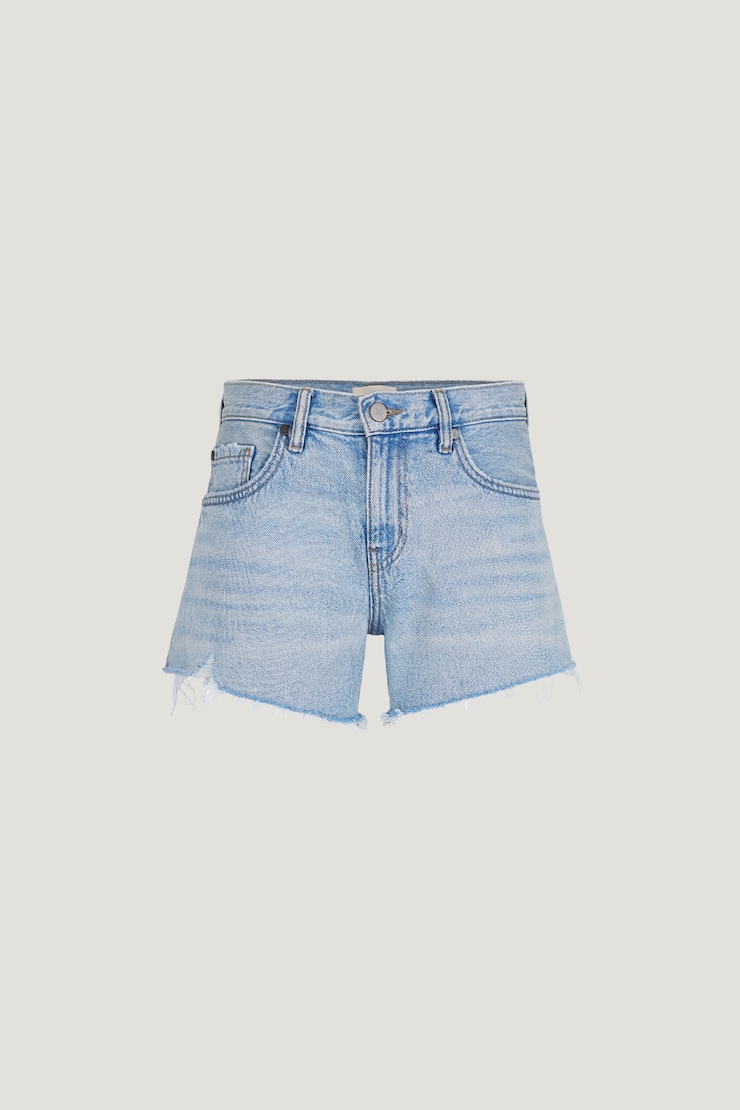 James Relaxed Mid Rise Jean Shorts Medium Light Indigo / Marine large