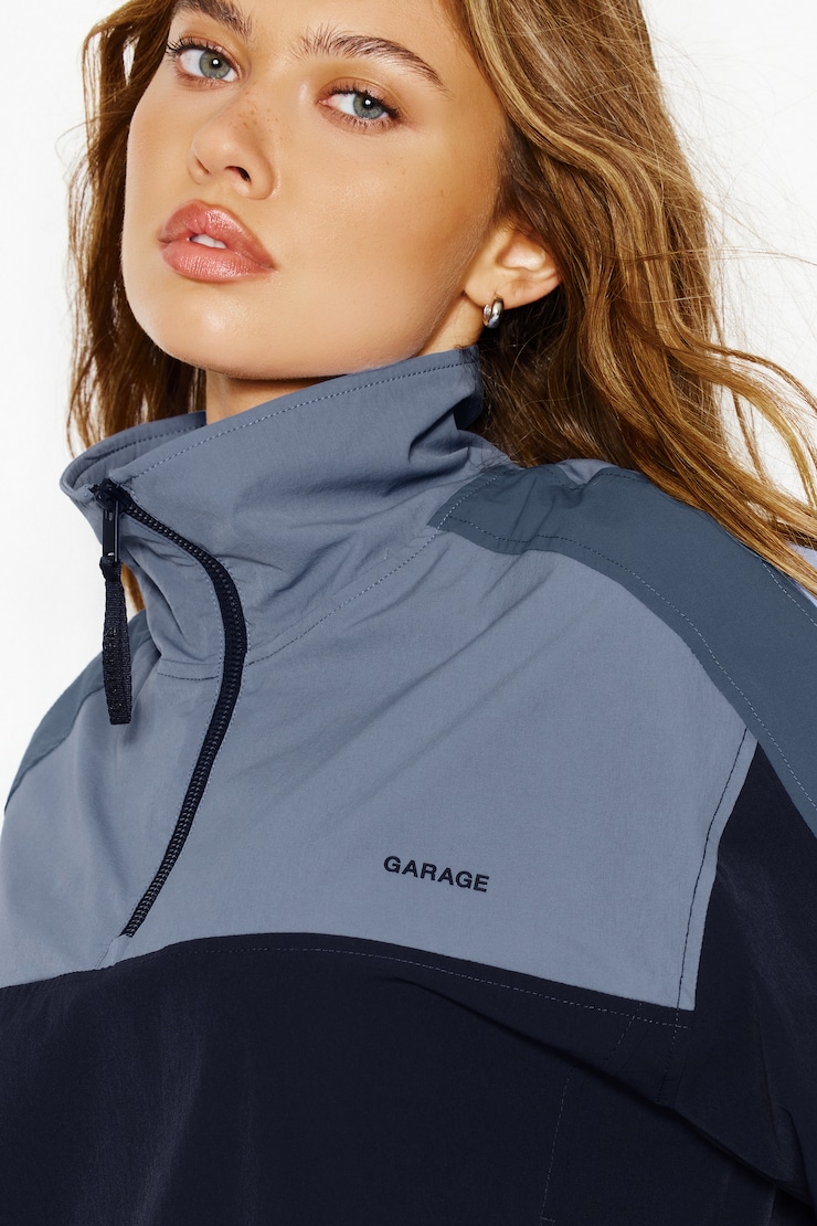 Nylon Anorak Jacket