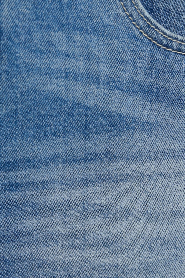 Denim Micro Skort, Amber Blue, large