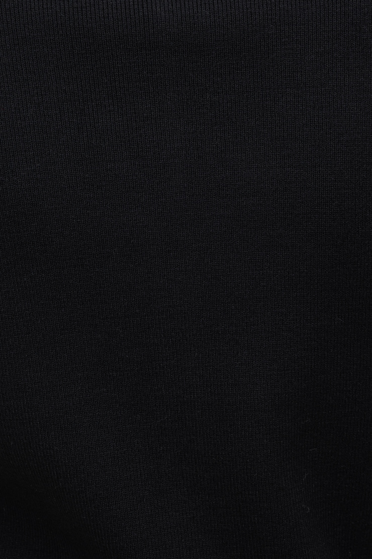 Polo Cardigan Jet Black large