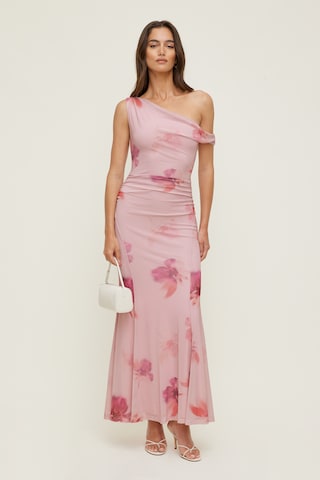 white dress for women maxi Lady Black Tie - Bette Lace Back Draped Maxi Dress - Off White main image 1