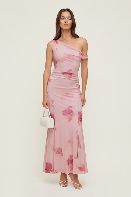 kristina maxi dress The Kristina Maxi Length Dress in Blue and Green Hand Block Print Liza Byrd