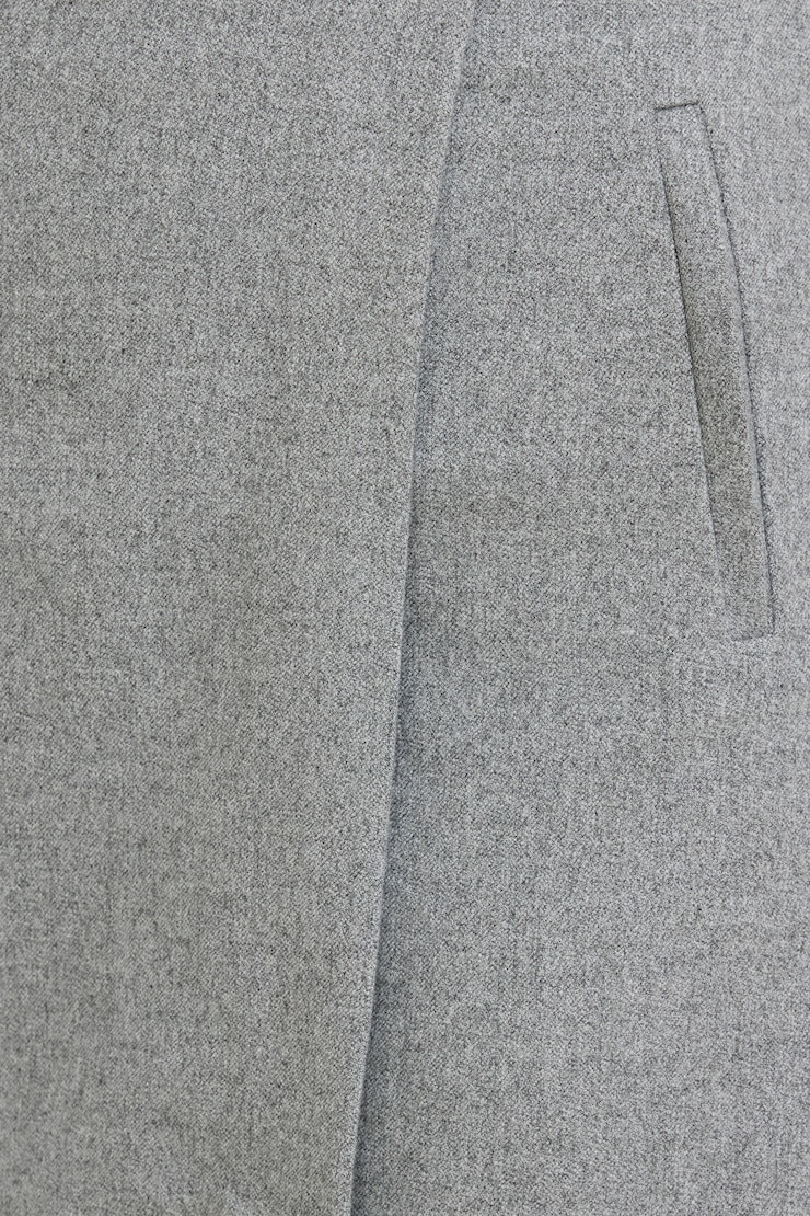 Akaia Asymmetric Skort Dove Grey Melange large