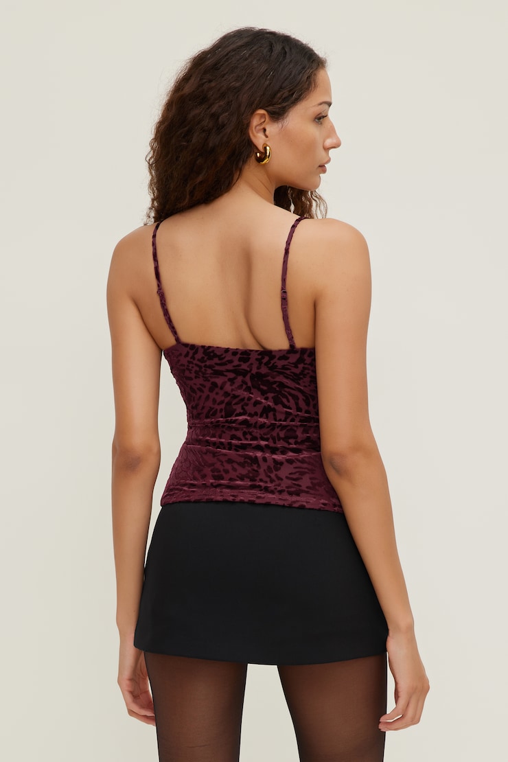 Monet Burnout Top Maroon Banner large