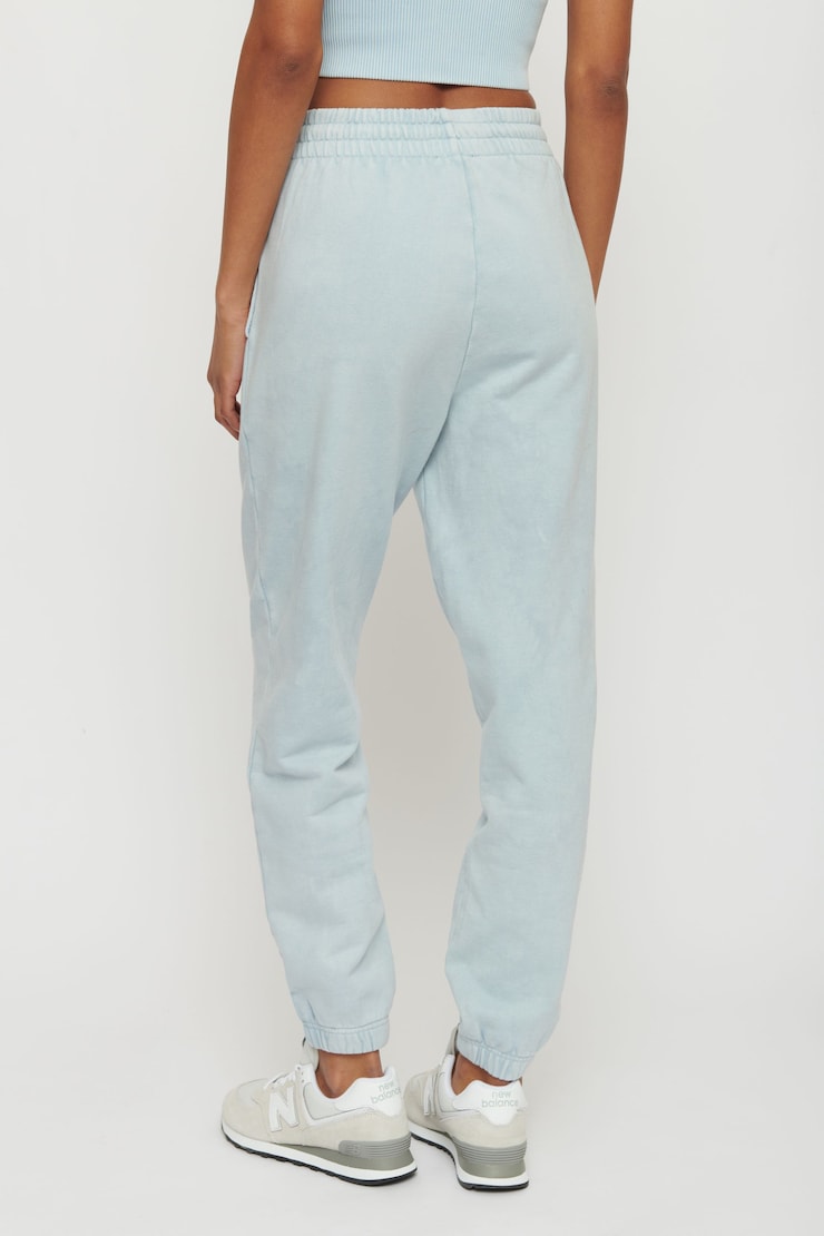 Lafayette French Terry Joggers Garment-Dyed Dusty Blue large
