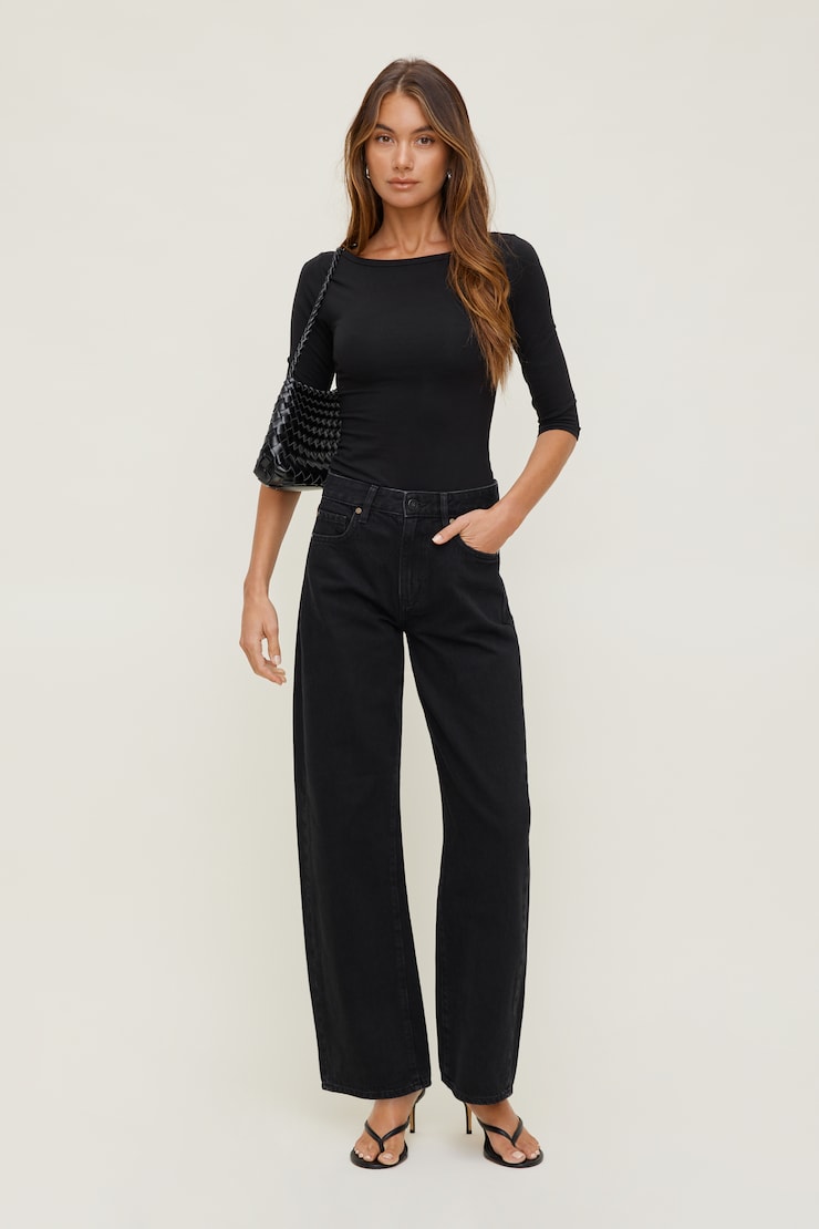 Kennedy High Rise Barrel Leg Jeans