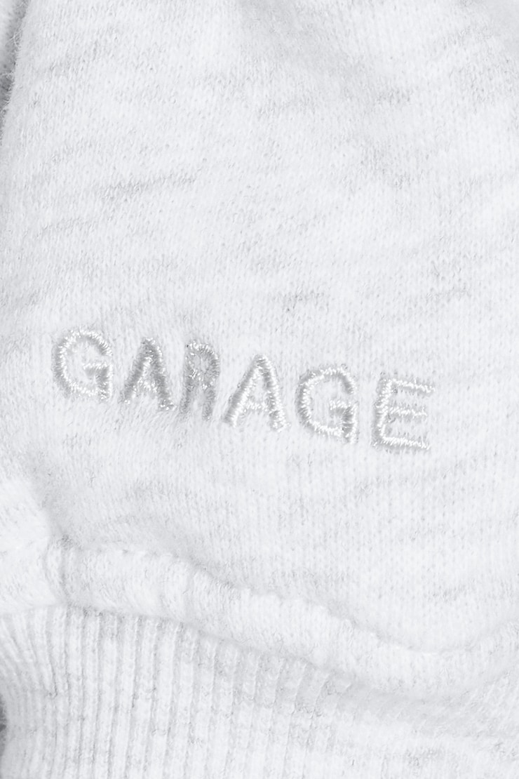 UltraFleece Hoodie, Spring Grey Mix with Large GARAGE Logo, large