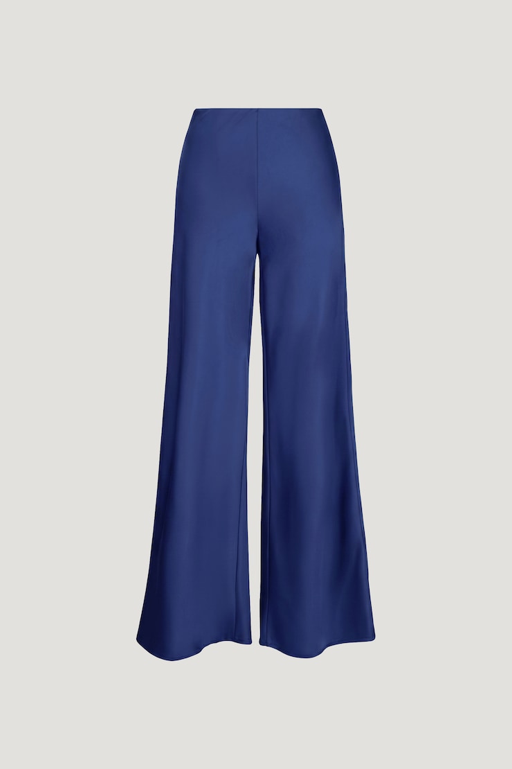 Pantalon en satin à jambe large Izzy