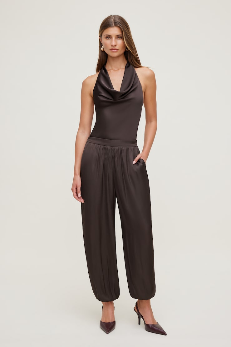 Satin Balloon Pants