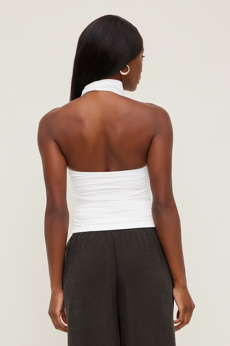 Bry Sculpt Halter Top Bright White large