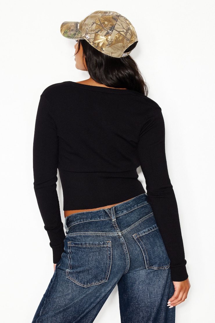 Clean Cinch Waist Cardigan