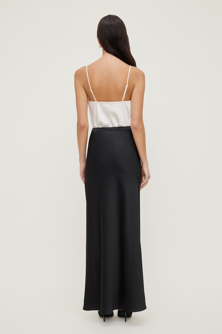 Satin Maxi Skirt