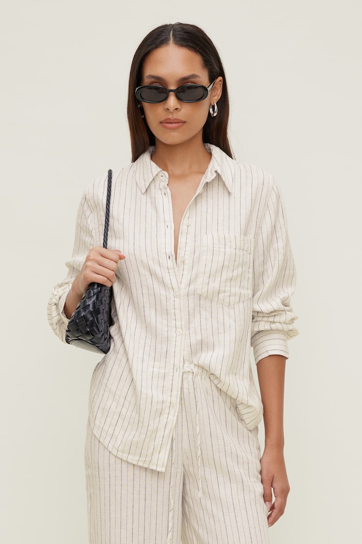 Isla Oversized Linen Shirt