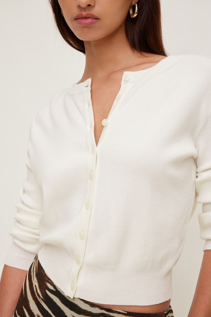 Rebecca Crewneck Cardigan