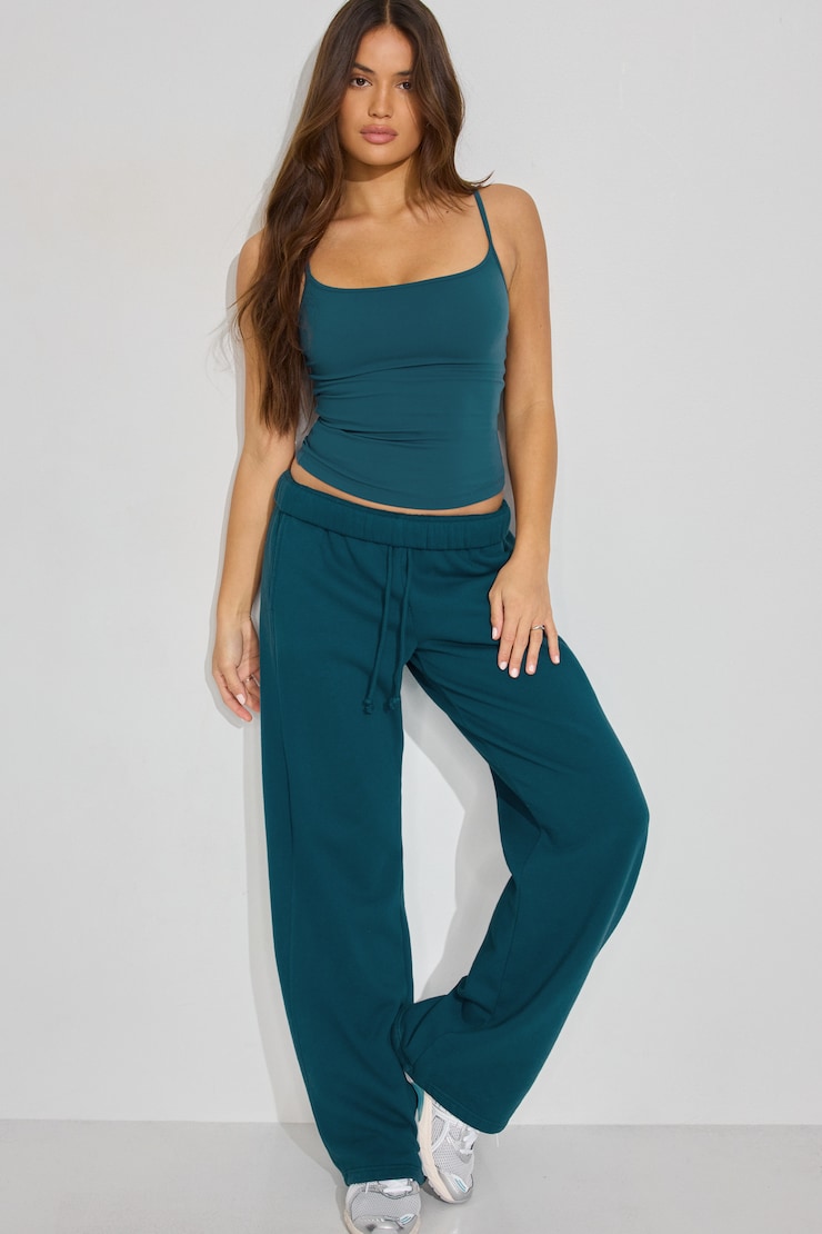 Sleek Scoop Cami Top, Teal Tease, large