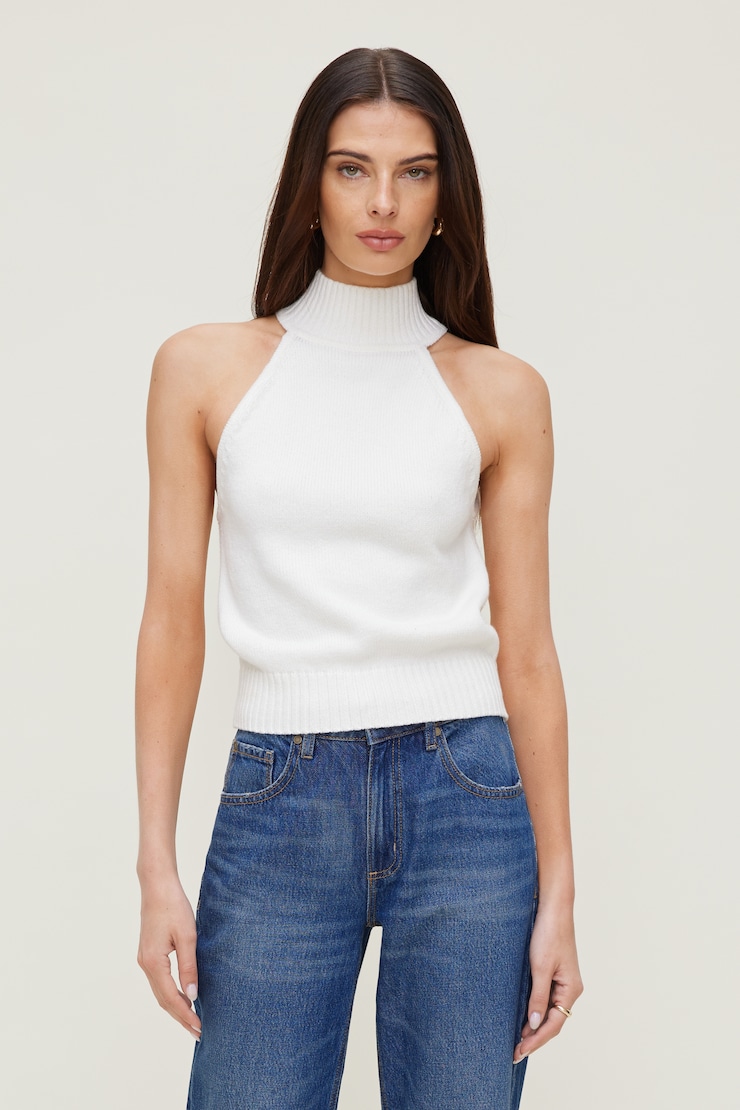 Turtleneck Sweater Tank Top