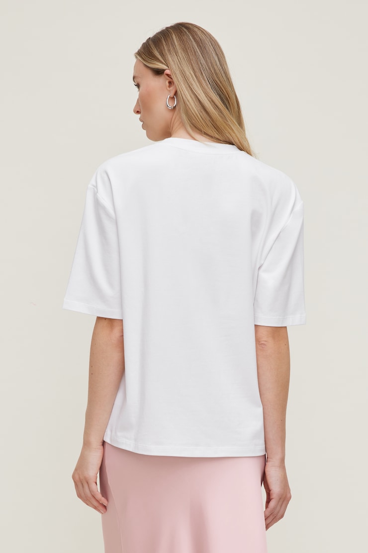 T-shirt en coton et modal