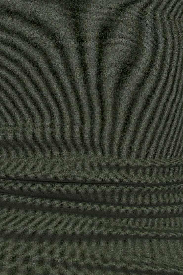 Baretouch Crewneck Long Sleeve Top, Olive Obsession, large