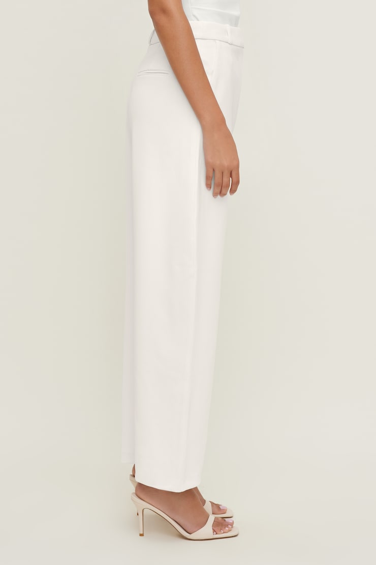 Andie Mid Rise Barrel Leg Pants Calming Off White large